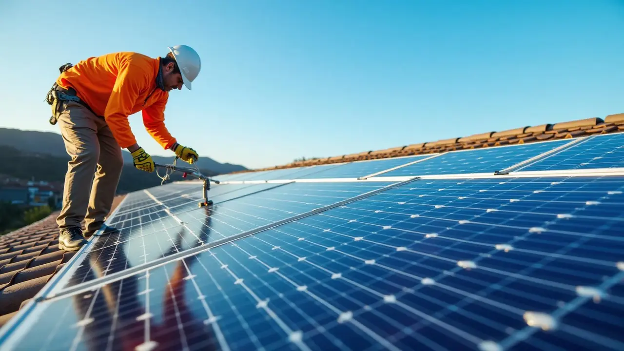 Instalação de painéis solares fotovoltaicos em Londrina